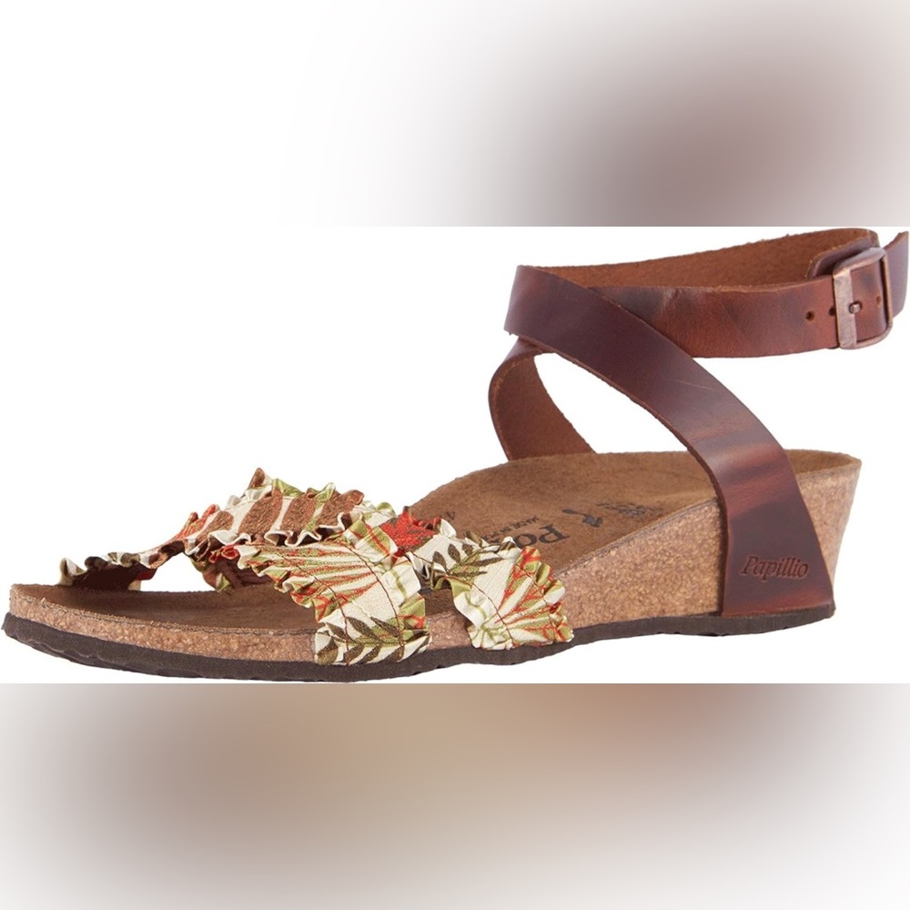 Papillio  “ The Lola” by Birkenstock floral sandal size 41 N made in Portugal